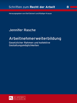 cover image of Arbeitnehmerweiterbildung